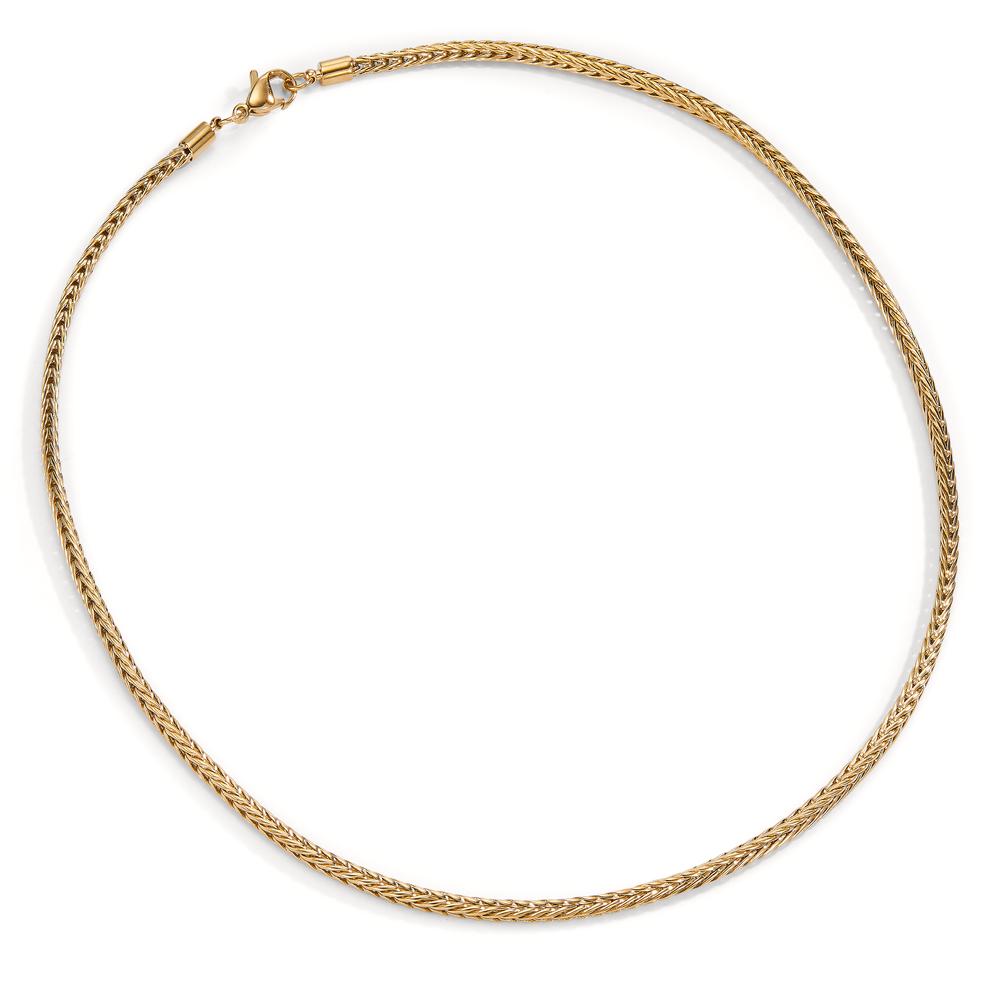 Collier Rustfrit stål gul IP belagt 42 cm Ø2.5 mm