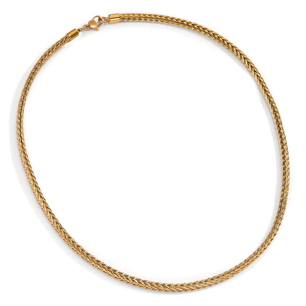 Collier Rustfrit stål gul IP belagt 45 cm Ø3.5 mm