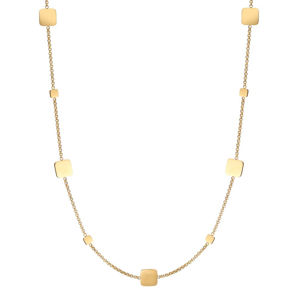 Collier Rustfrit stål gul IP belagt 90 cm