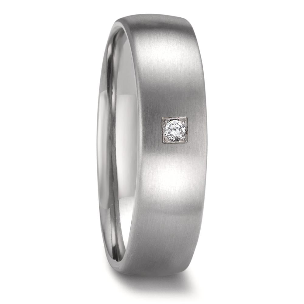 Partnerringe Zirkonium Diamant 0.05 ct, w-si