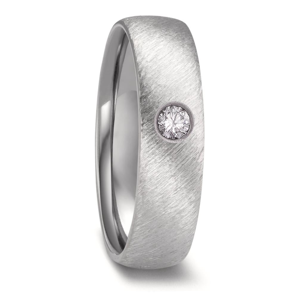 Partnerringe Zirkonium Diamant 0.05 ct, w-si