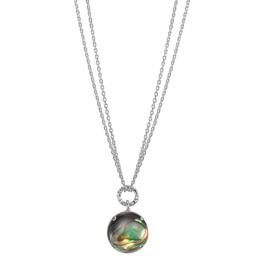 Collier Sølv Abalone rhodineret 36-40 cm Ø12.5 mm