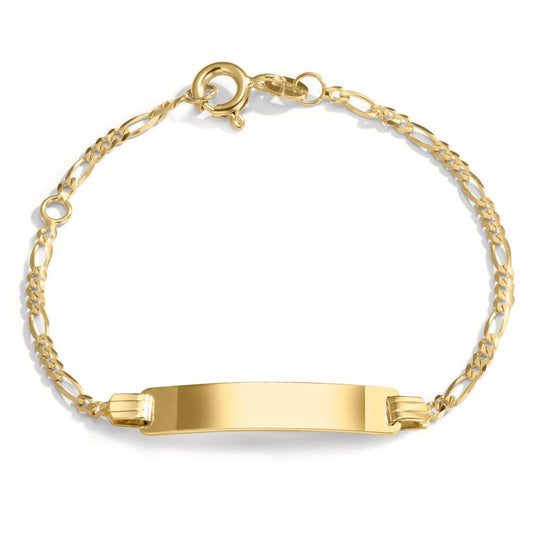 Indgraveret armbånd 585/14K guld 12-14 cm