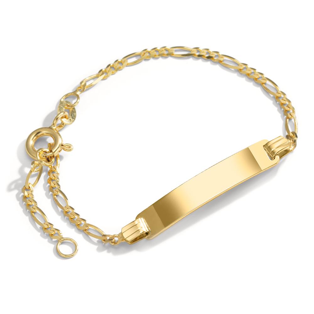 Indgraveret armbånd 585/14K guld 12-14 cm