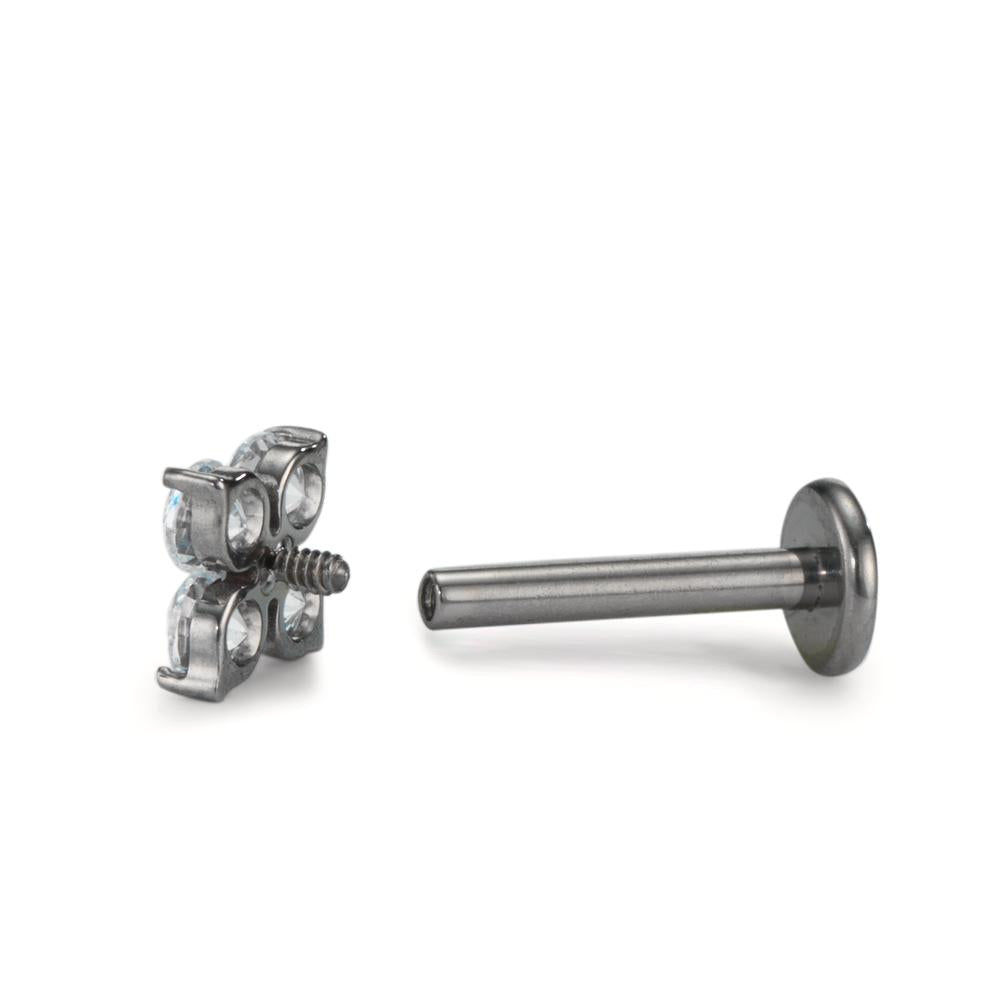 Piercing Titanium Zirconia 4 Sten Ø4.5 mm