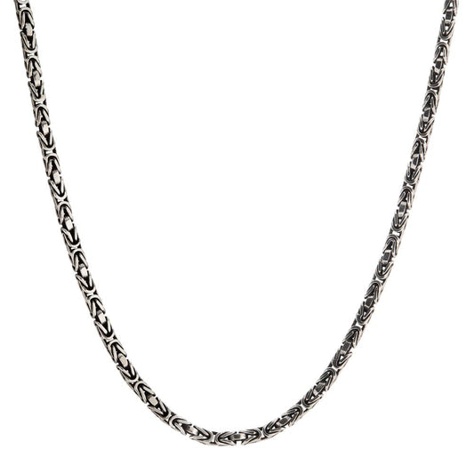 Collier Sølv patineret 55 cm