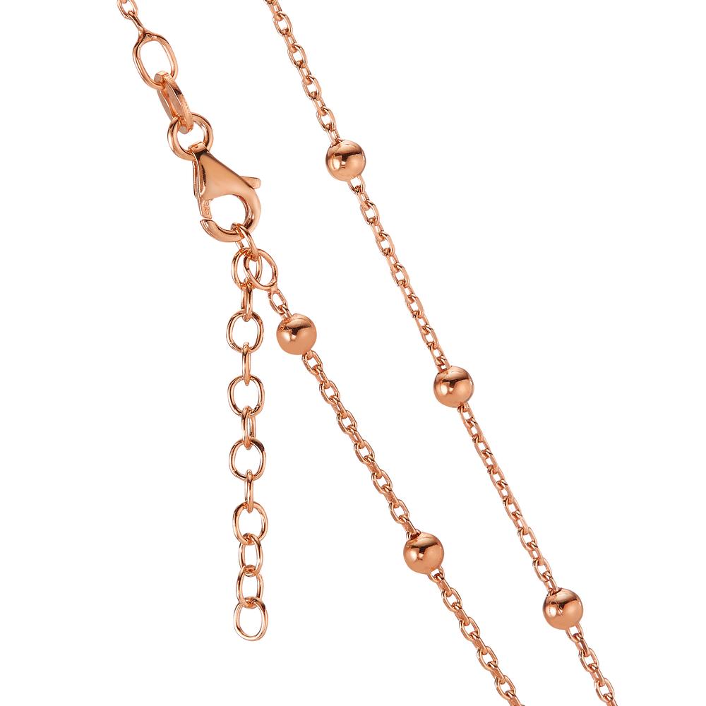 Collier Sølv rose forgyldt 41-44 cm