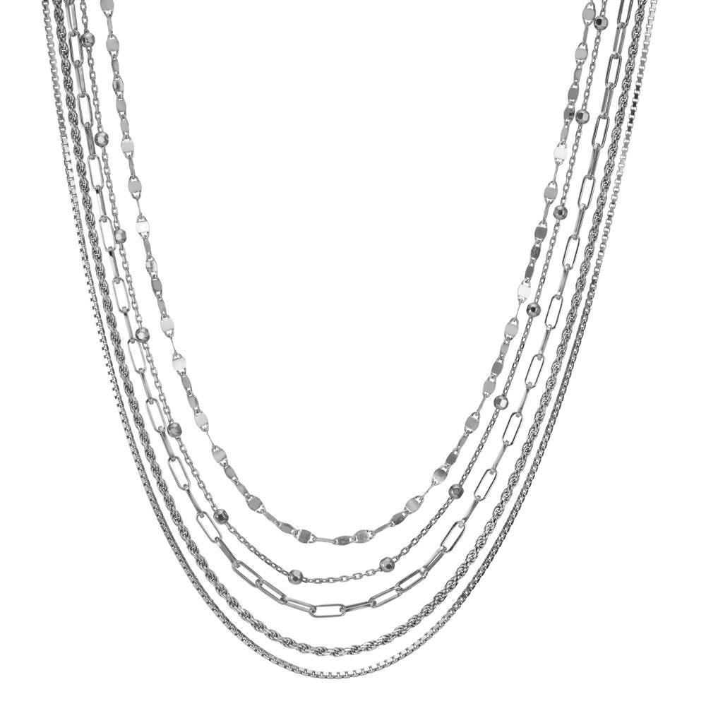 Collier Sølv rhodineret 40-45 cm