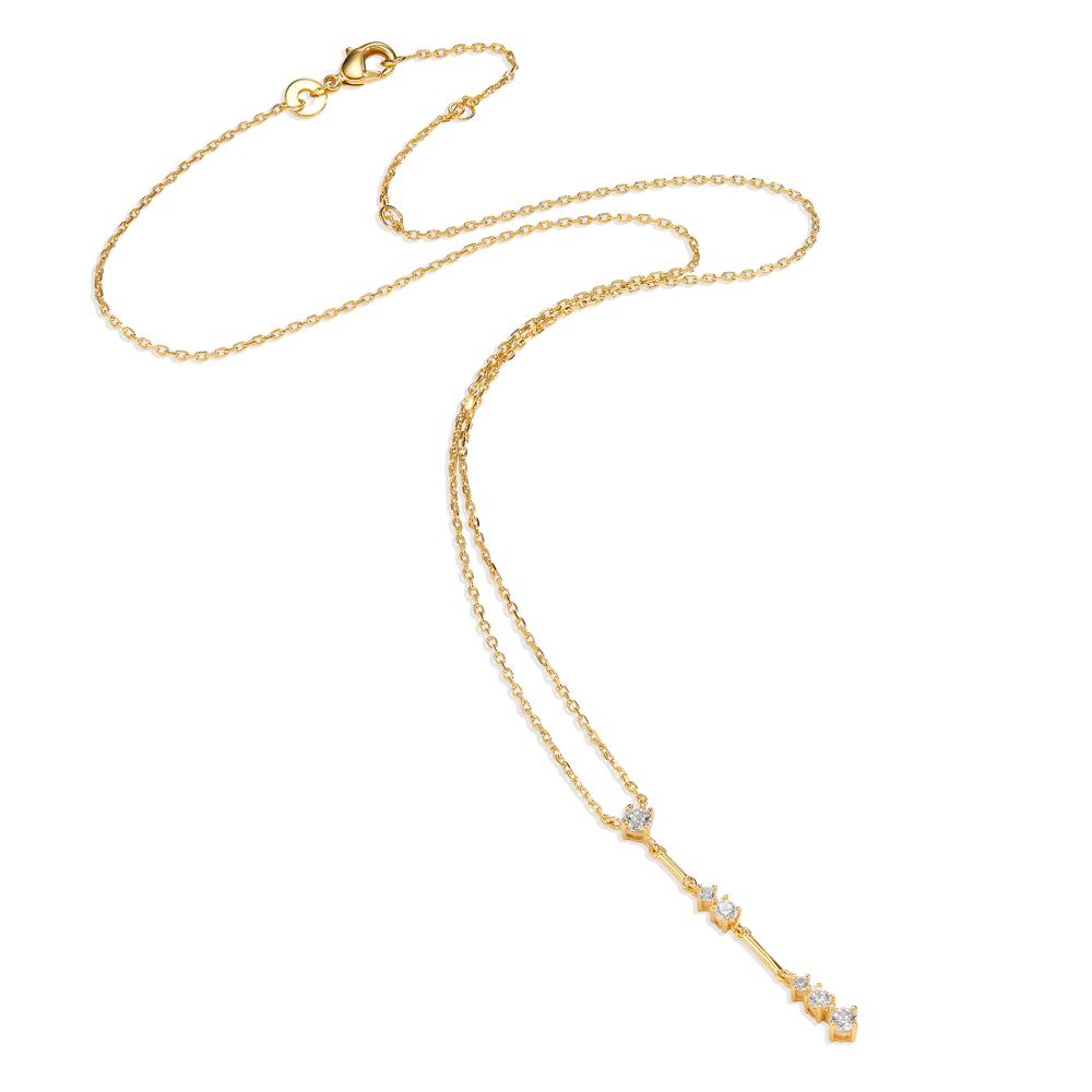 Collier Bronze Zirconia 6 Sten 40-45 cm