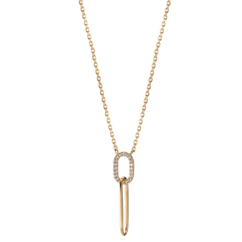 Collier Bronze Zirconia 40-45 cm