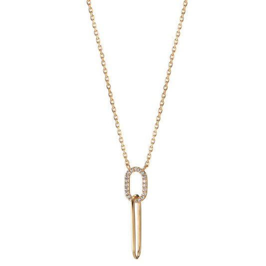 Collier Bronze Zirconia 40-45 cm