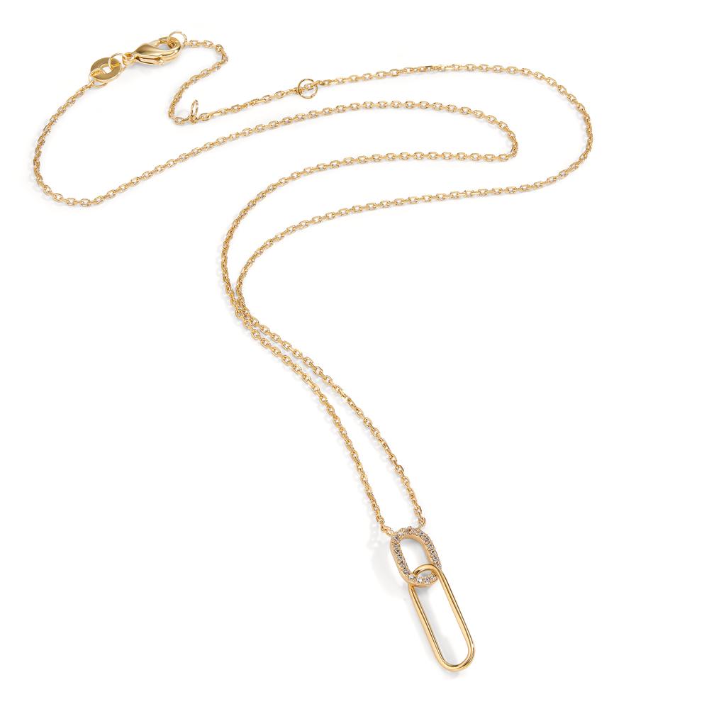 Collier Bronze Zirconia 40-45 cm