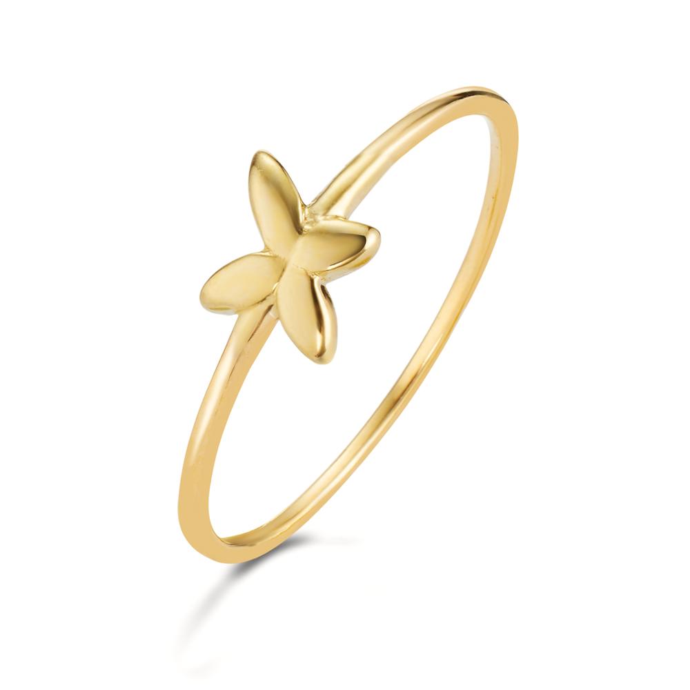 Fingerring 375/9K guld Blomst