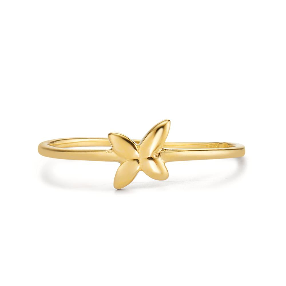 Fingerring 375/9K guld Blomst