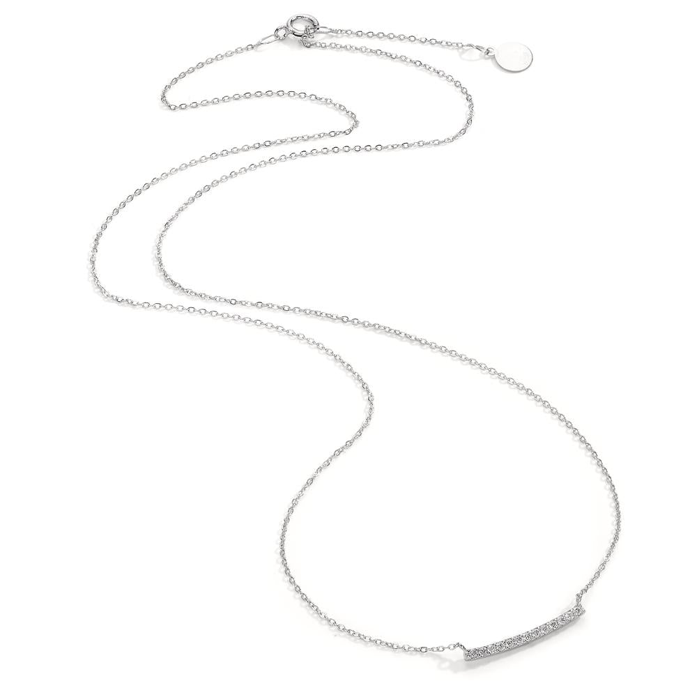 Collier 750/18K hvidguld Diamant 0.06 ct, 13 Sten , w-si 40-42 cm