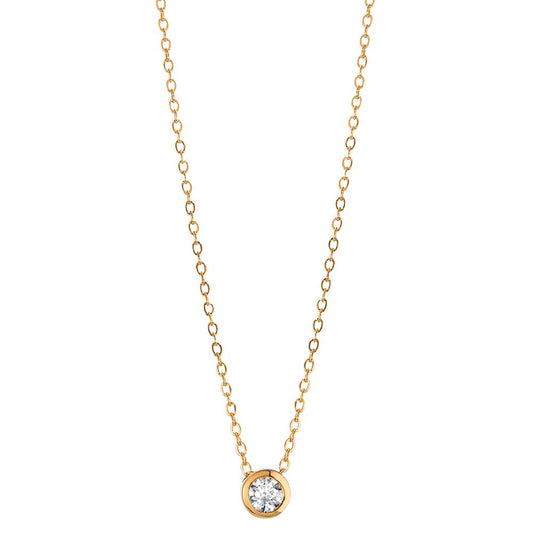 Collier 750/18K guld Diamant 0.05 ct, w-si 40-42 cm