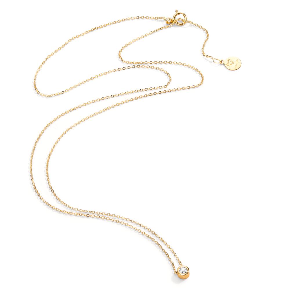 Collier 750/18K guld Diamant 0.05 ct, w-si 40-42 cm