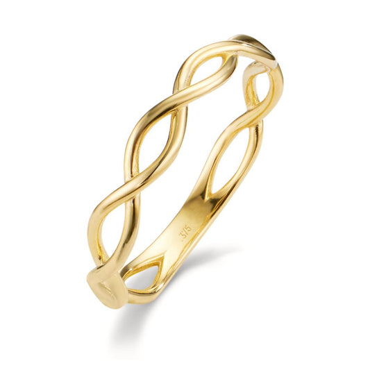 Fingerring 375/9K guld Uendelighed