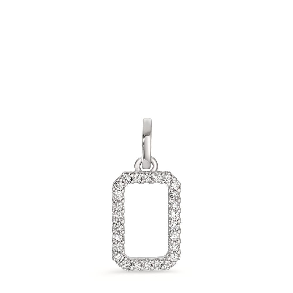 Vedhæng 750/18K hvidguld Diamant 0.11 ct, w-si