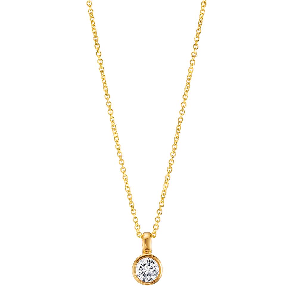 Collier 750/18K guld Diamant 0.10 ct, w-si 40-42 cm