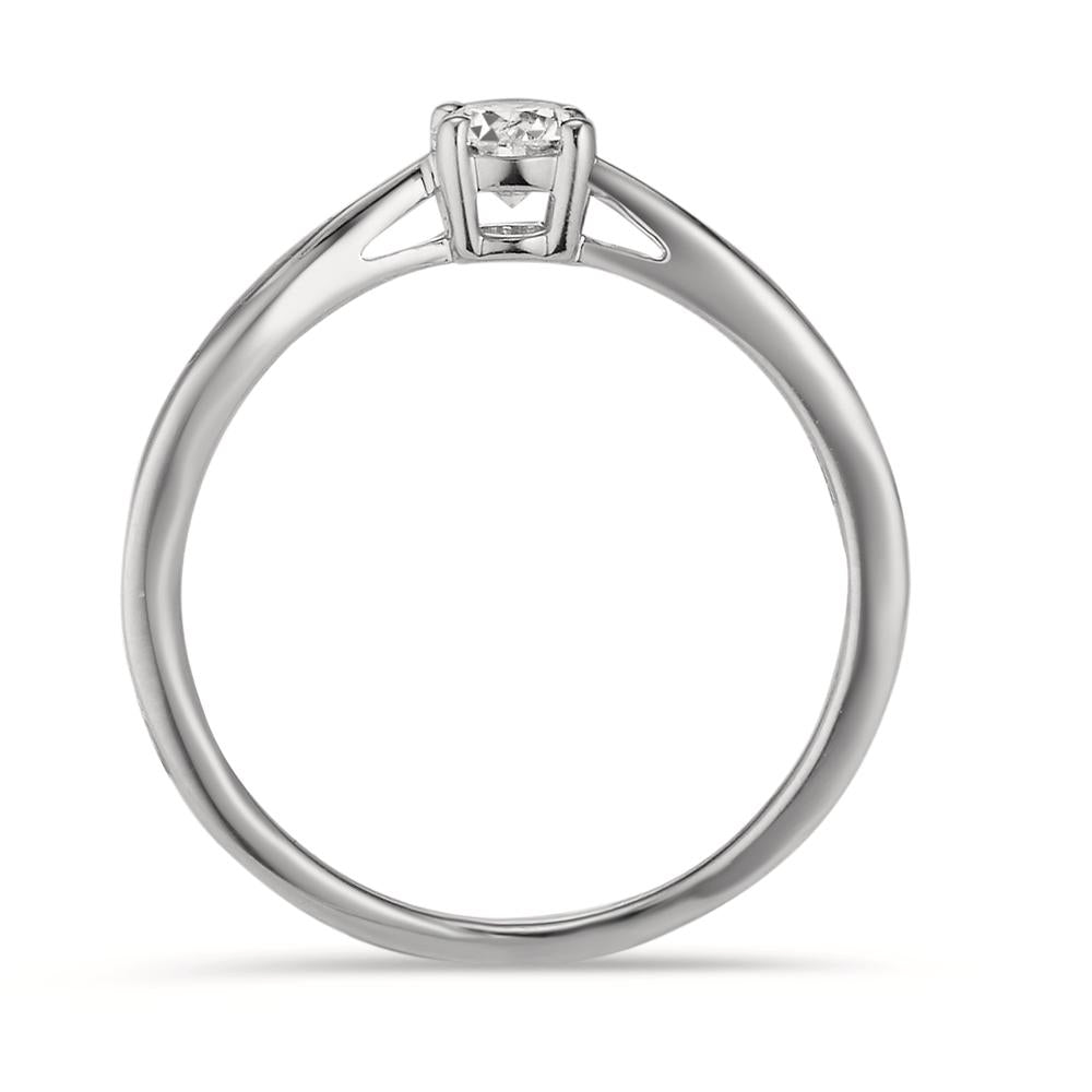 Solitaire ring 950 platin Diamant 0.25 ct, w-si