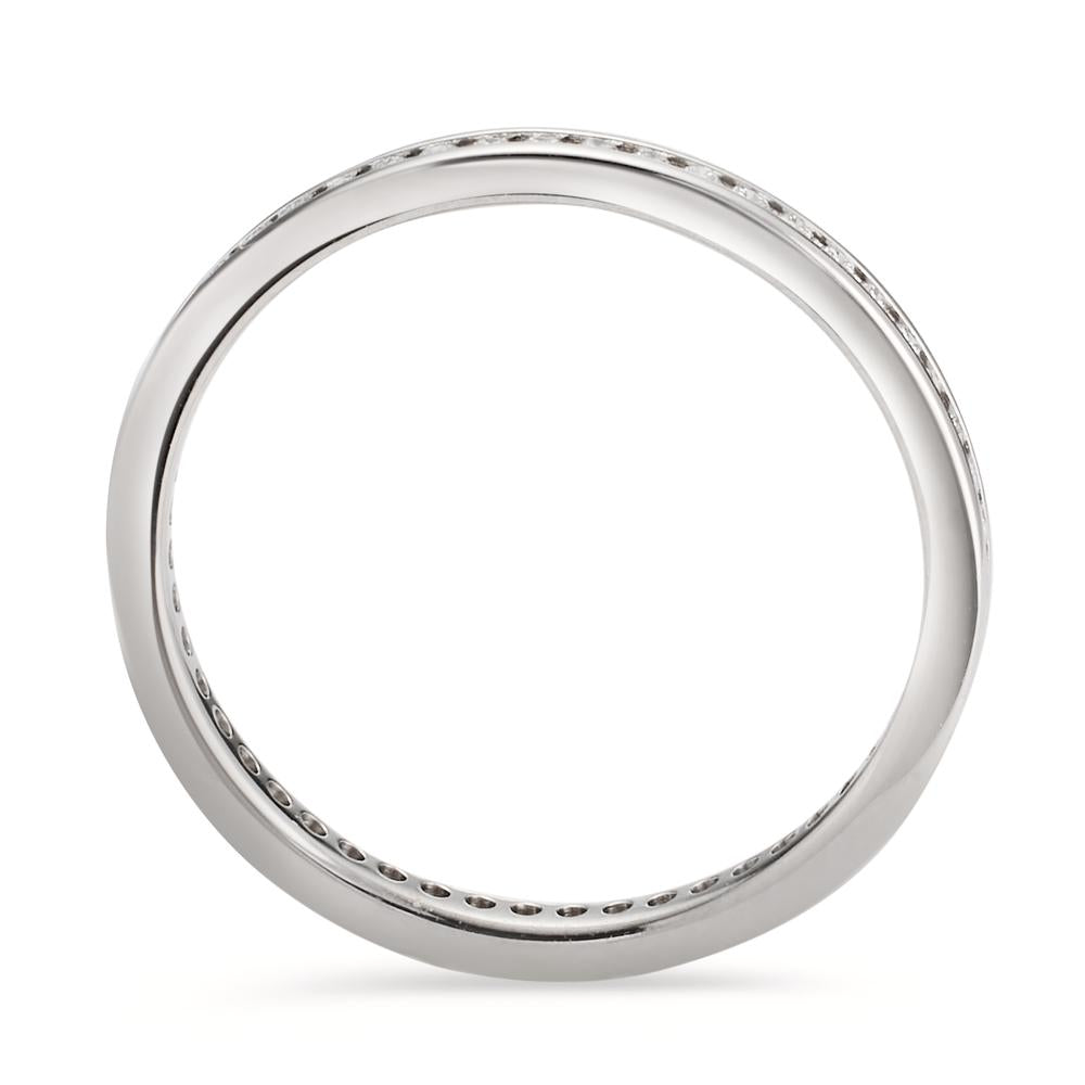 Memory ring 950 platin Diamant 0.25 ct, 50 Sten , w-si