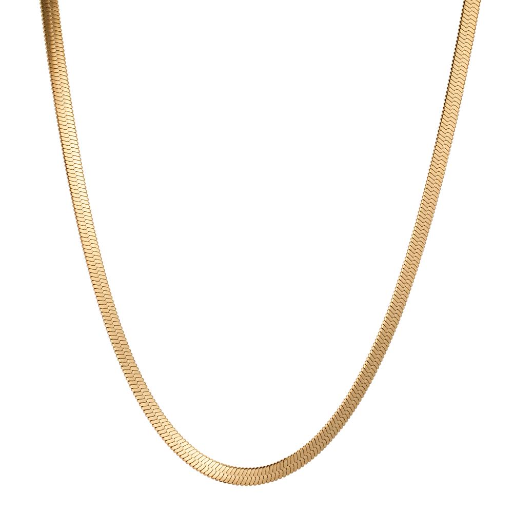 Collier Rustfrit stål gul IP belagt 40-45 cm