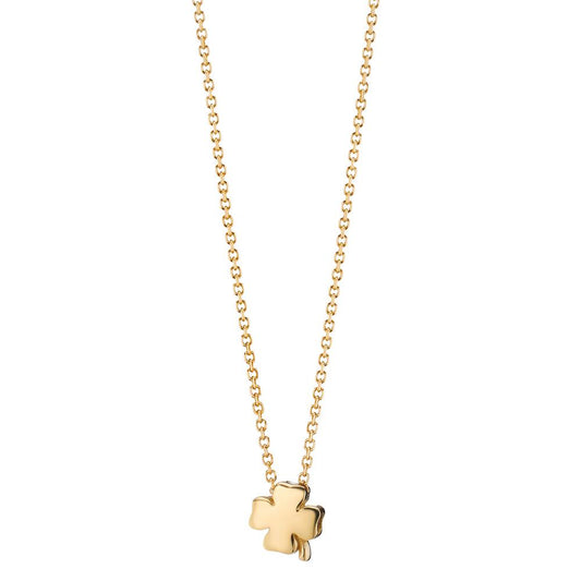 Collier 585/14K guld Shamrock 39-42 cm