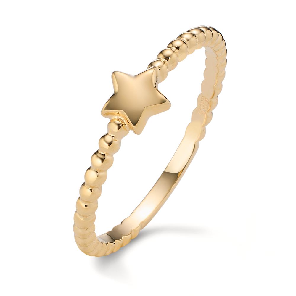 Fingerring 585/14K guld stjerne