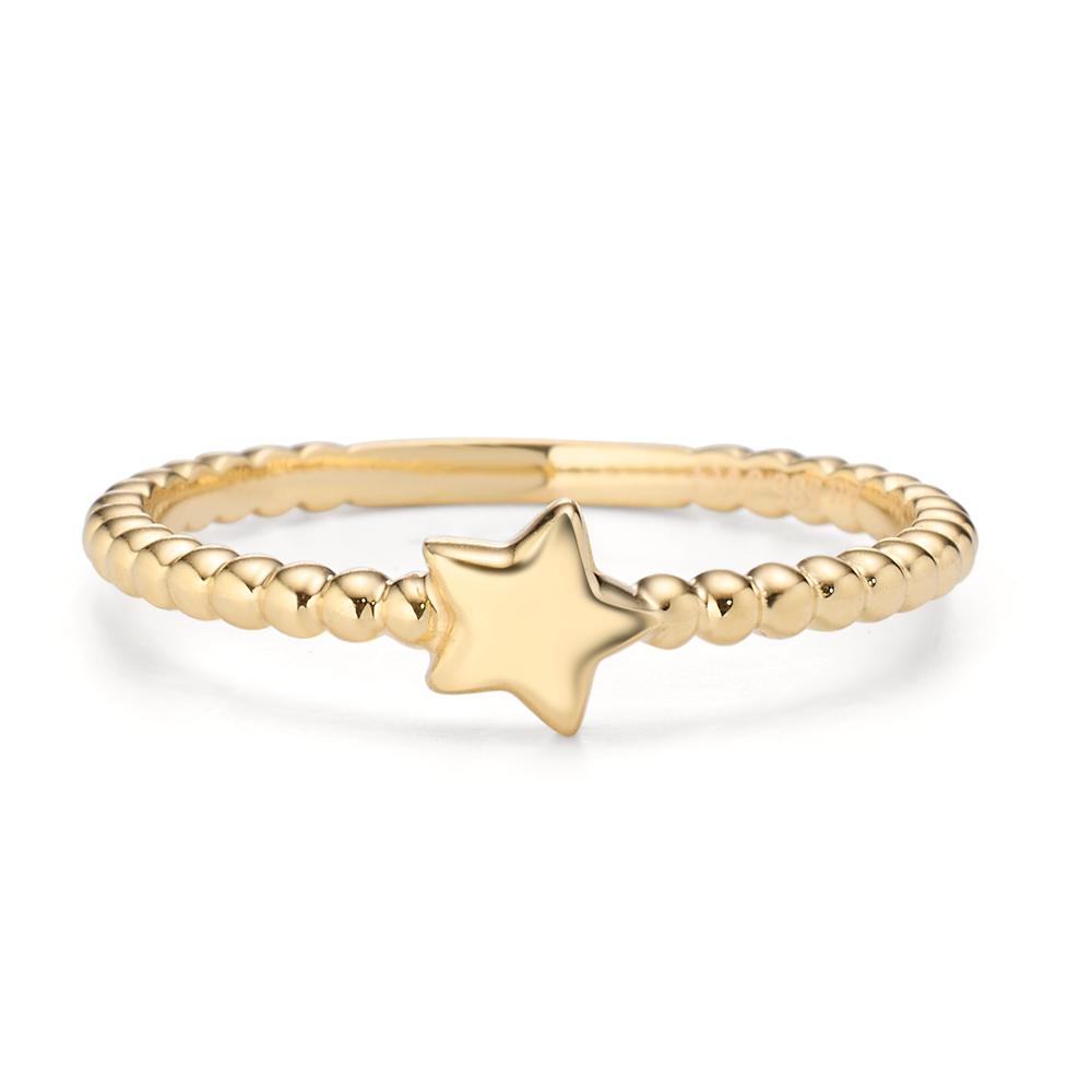 Fingerring 585/14K guld stjerne