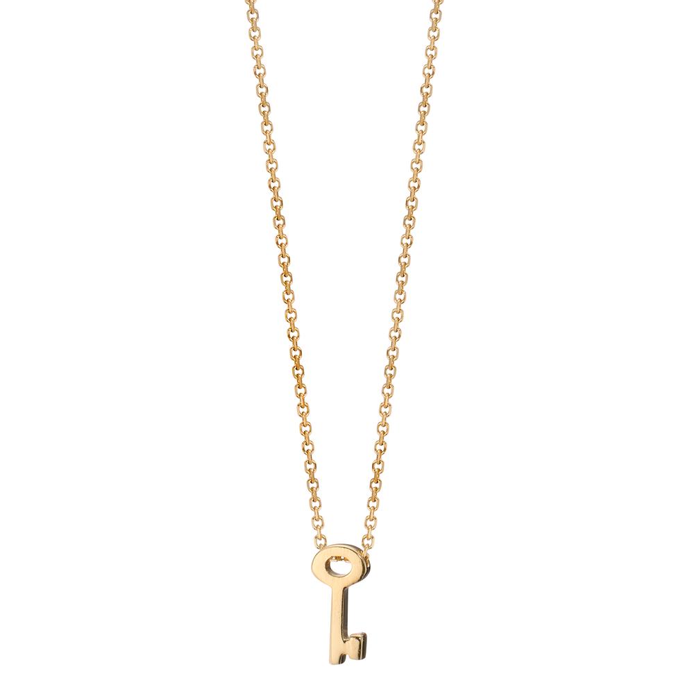 Collier 585/14K guld Nøgle 39-42 cm