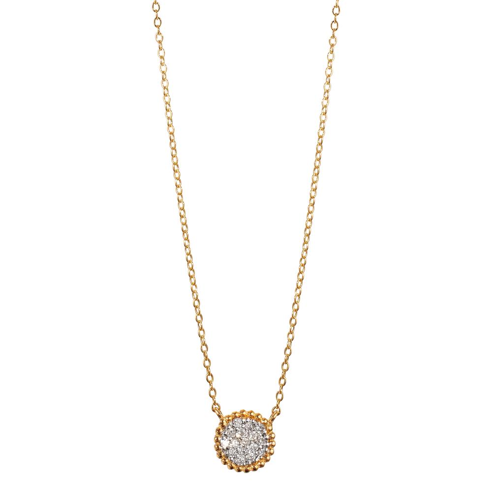 Collier 750/18K guld Diamant 0.059 ct, w-si 40-42 cm