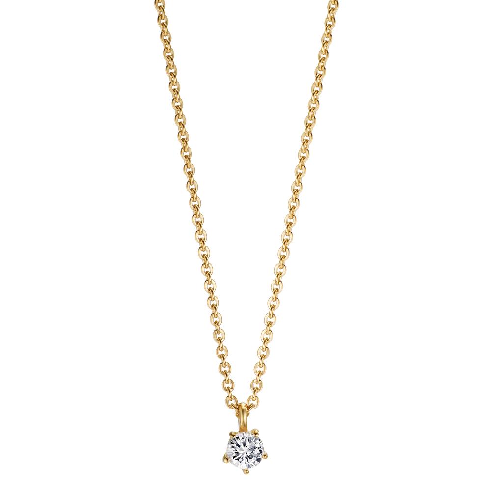 Collier 375/9K guld Zirconia 42-45 cm