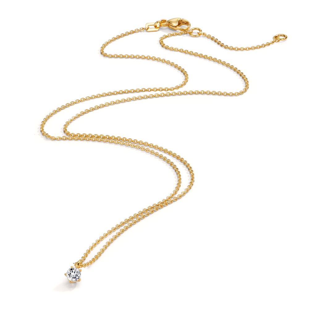 Collier 375/9K guld Zirconia 42-45 cm