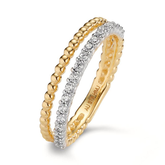 Ringe 375/9K guld Zirconia 19 Sten