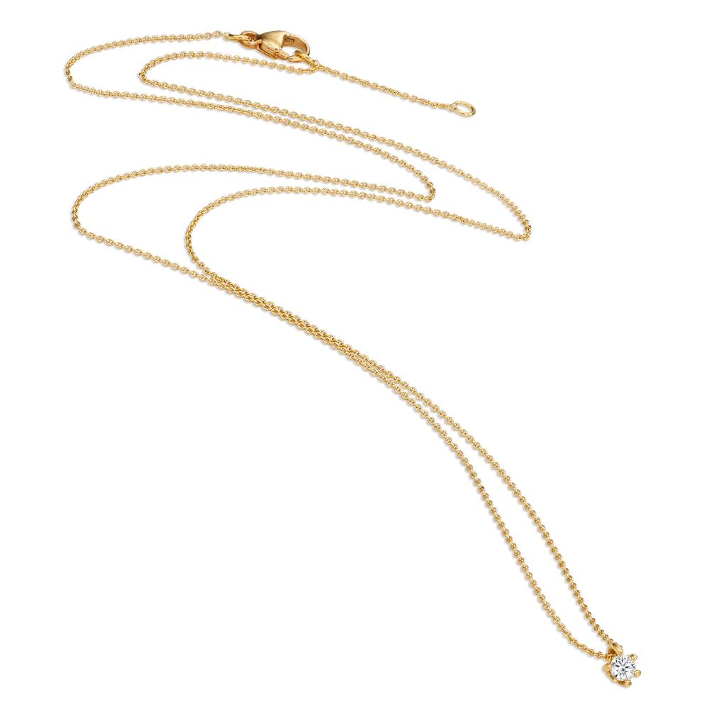 Collier 750/18K guld Diamant 0.06 ct, w-si 40-42 cm