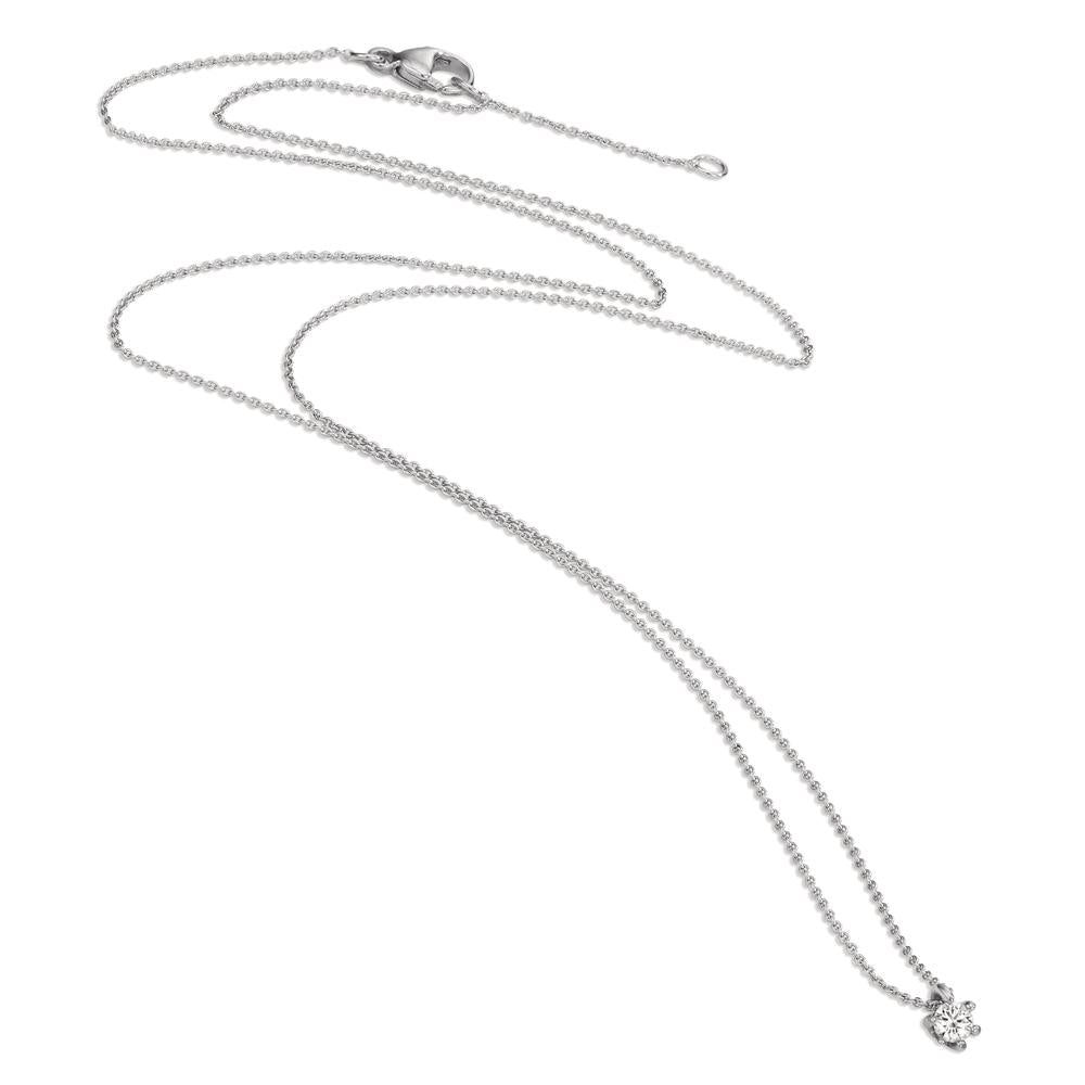 Collier 750/18K hvidguld Diamant 0.06 ct, w-si 40-42 cm