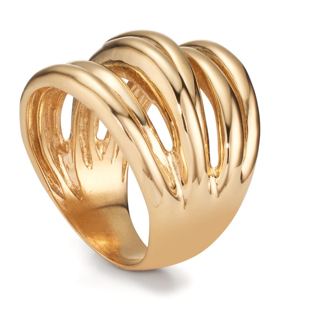 Fingerring Bronze forgyldt